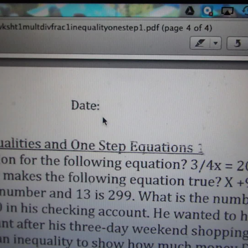 solving one step equations another video