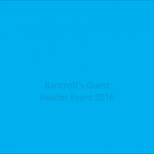 Guest Reader event 2016