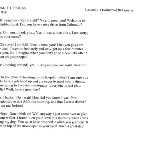 Conditional & Bi Conditional, Support US Govt. 