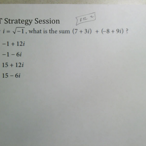 SSHSMATH - Ch 8 Sect 5 Intro (Finding the Combination 2)