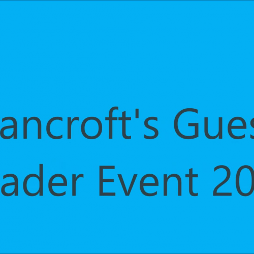 2016 Guest Reader event at Bancroft Elementary School