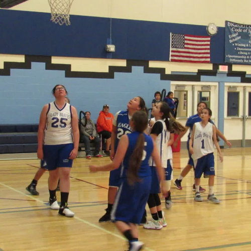 Loneman School Girls' basketball team vs OLL November 15 version A