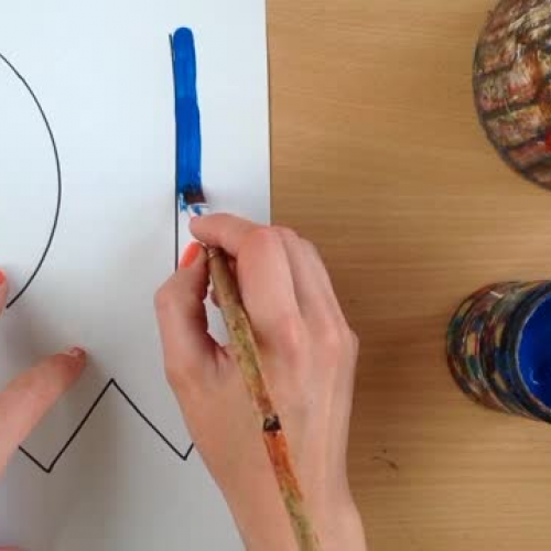 Painting a smooth edge