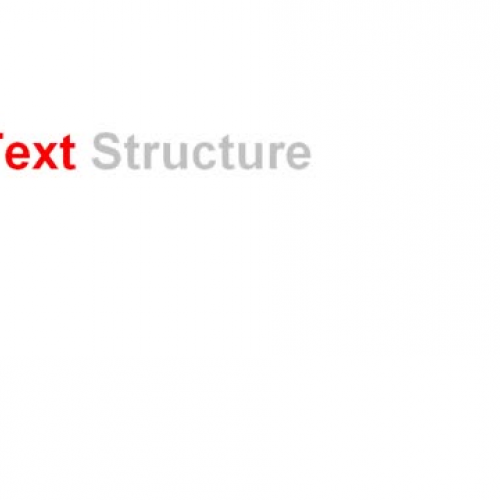 Text Structure Lesson - Teaching Common Core Reading Skills