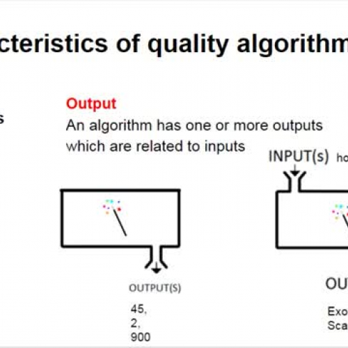 Algorithm Characteristics