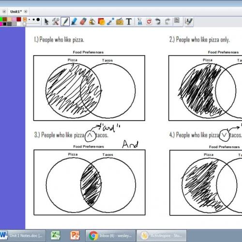 Venn Diagrams (Part 1) 2016-2017