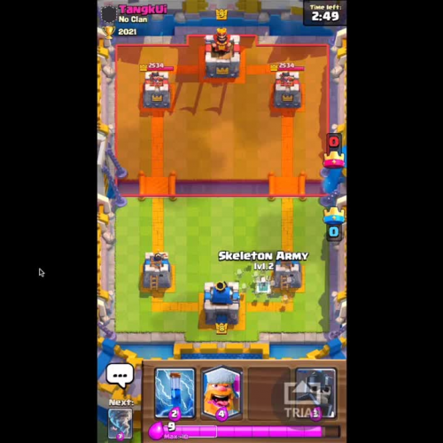 Dentension for taking a tissue