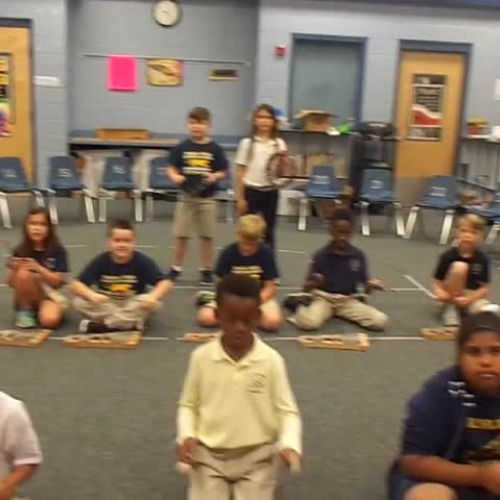 16-17 Mr. Bishop's 3rd grade class "Burn Little Candles" by Kriske/DeLelles