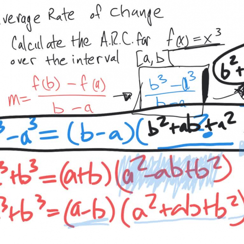 Average Rate of Change and Mean Value theorem 