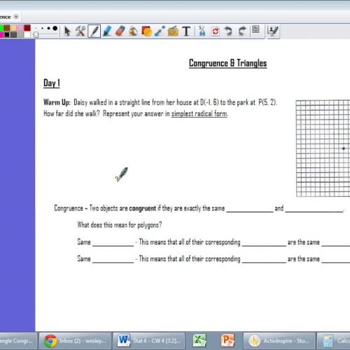 Intro to Triangle Congruence