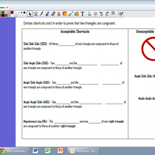 Shortcuts for Proving Congruence