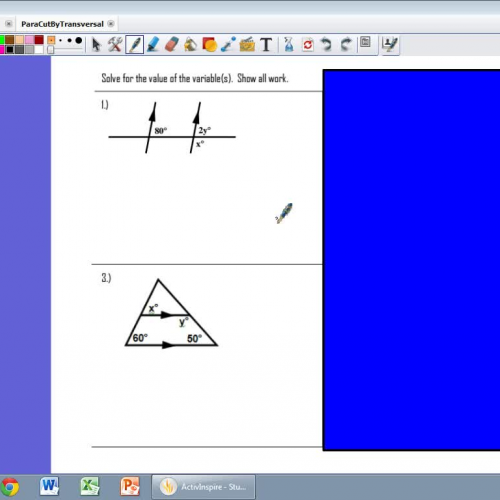 Transversals Example