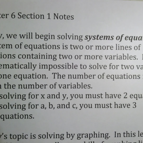 SSHSMATH - Ch 6 Sect 1