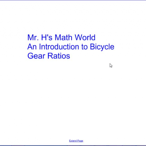 An Introduction to Bicycle Gear Ratios