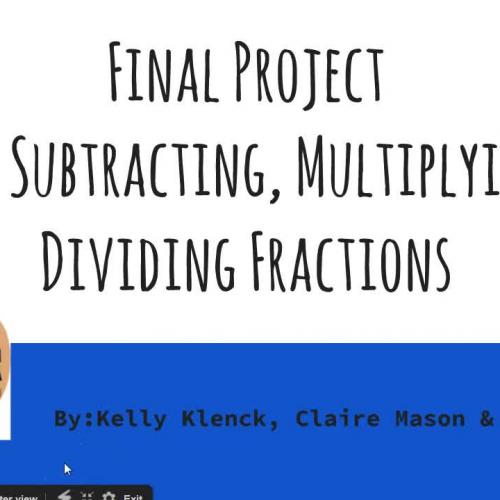 Final Project- Adding, Subtracting, Multiplying, and Dividing Fractions 
