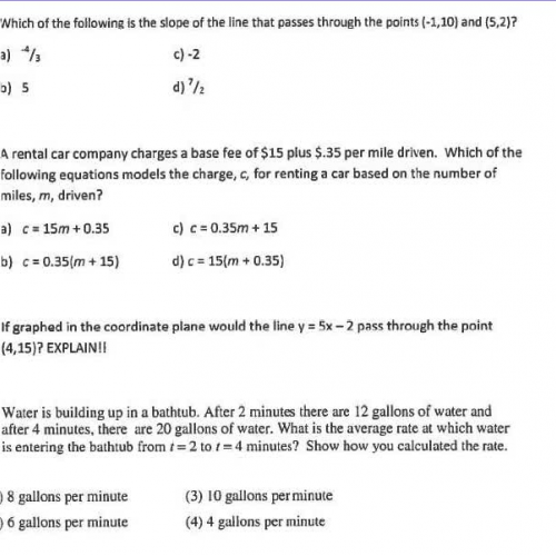 Unit 4 Lesson 5 HW