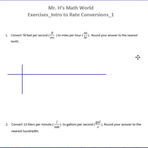 Exercises Intro to Rate Conversions_1