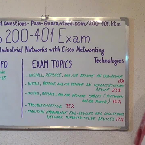 200-401 – Practice Exam Test Questions Cisco