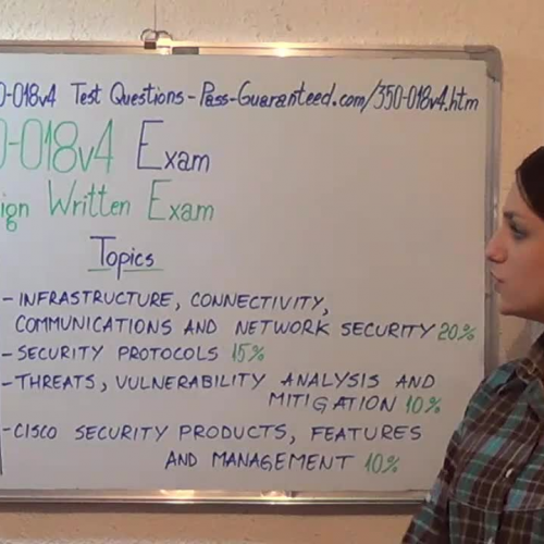 350-018v4 – Practice Exam Test Questions Cisco