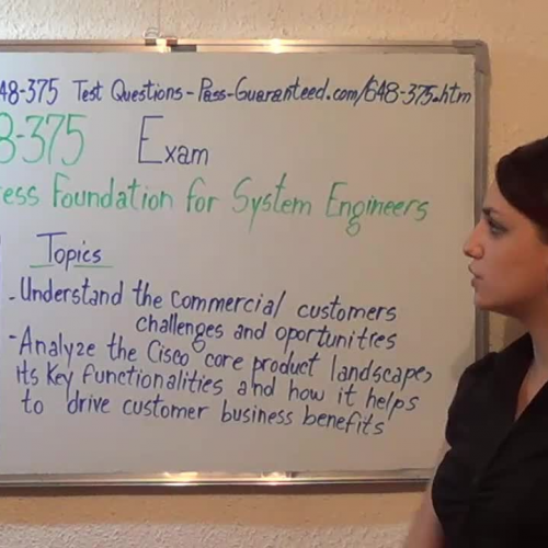 648-375 – Practice Exam Test Questions Cisco