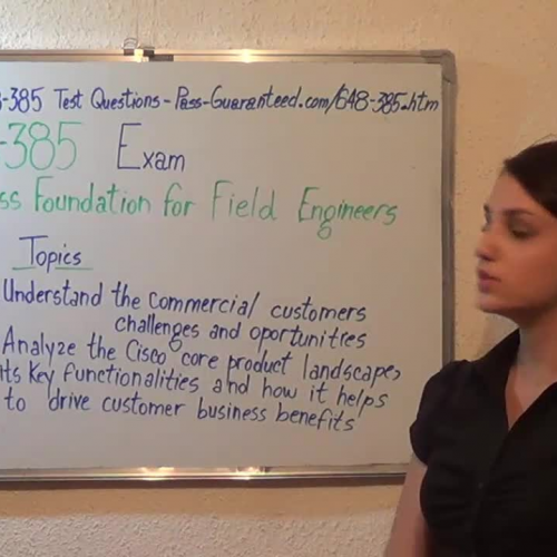 648-385 – Practice Exam Test Questions Cisco