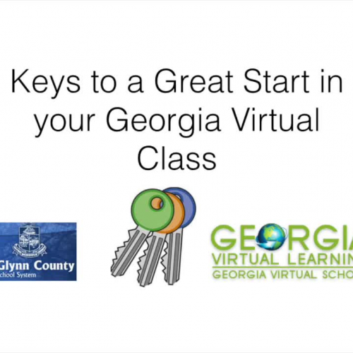 Keys to a Great Start in your Georgia Virtual class