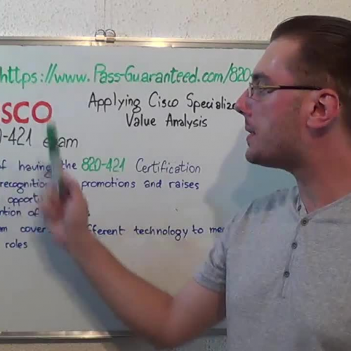 820-421 – Practice Exam Test Questions Cisco