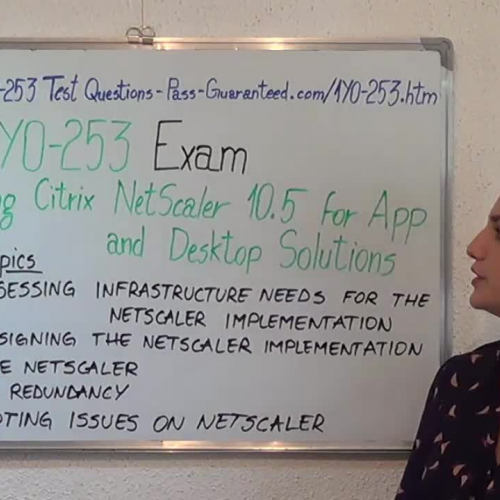 1Y0-253 – Practice Exam Test Questions Citrix