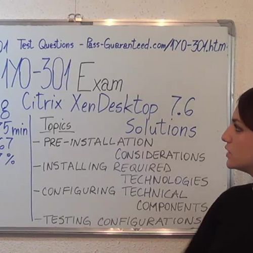 1Y0-301 – Practice Exam Test Questions Citrix