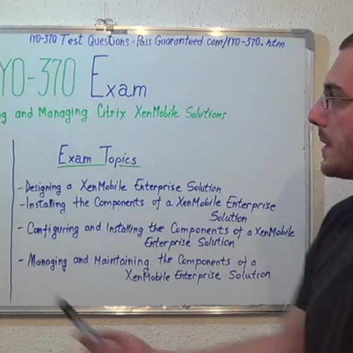 1Y0-370 – Practice Exam Test Questions Citrix