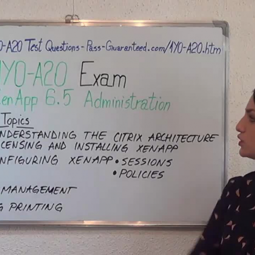 1Y0-A20 – Practice Exam Test Questions Citrix