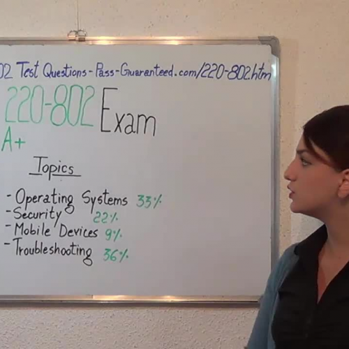 220-802 – Practice Exam Test Questions CompTIA