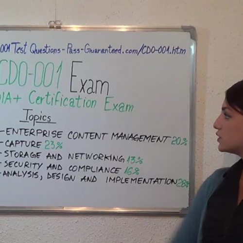 CD0-001 – Practice Exam Test Questions CompTIA