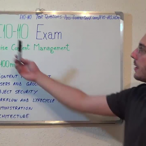 E10-110 – Practice Exam Test Questions EMC