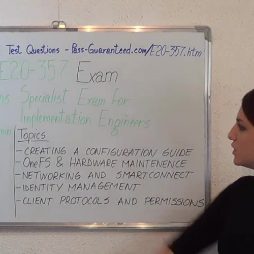 E20-357 – Practice Exam Test Questions EMC