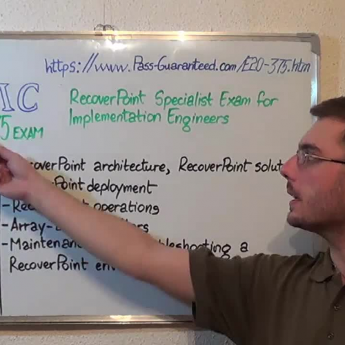 E20-375 – Practice Exam Test Questions EMC