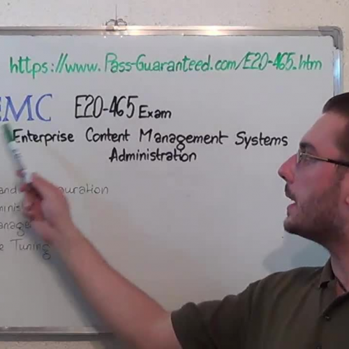E20-465 – Practice Exam Test Questions EMC