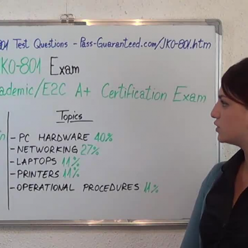 JK0-801 – Practice Exam Test Questions CompTIA