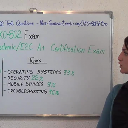 JK0-802 – Practice Exam Test Questions CompTIA