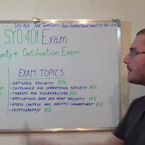 SY0-401 – Practice Exam Test Questions CompTIA