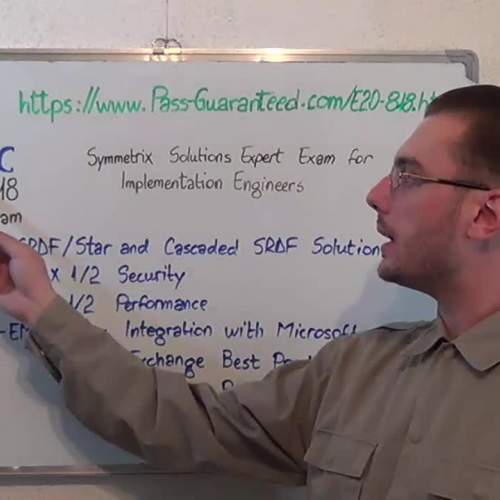 E20-818 – Practice Exam Test Questions EMC