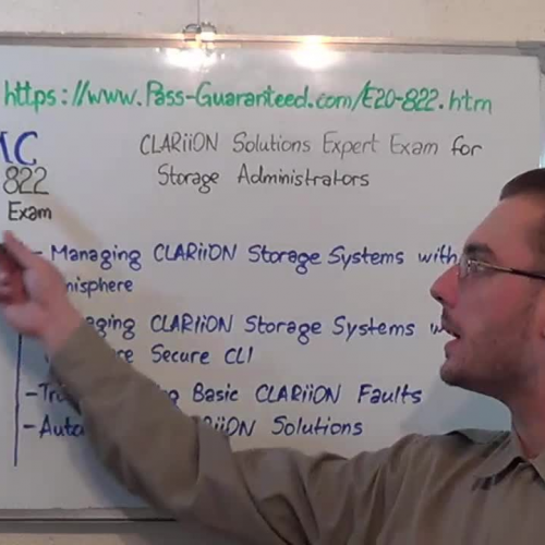 E20-822 – Practice Exam Test Questions EMC