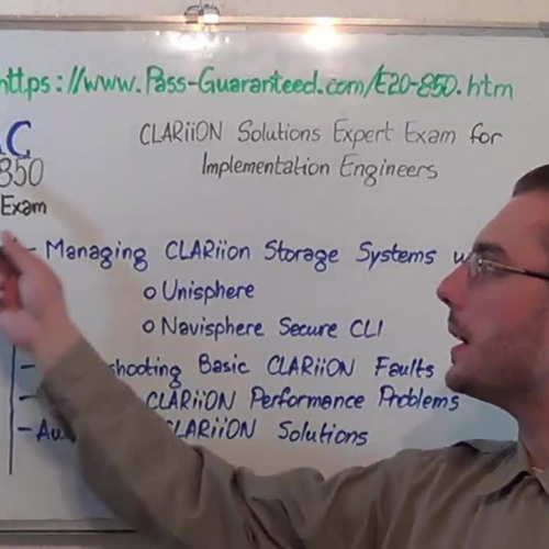 E20-850 – Practice Exam Test Questions EMC