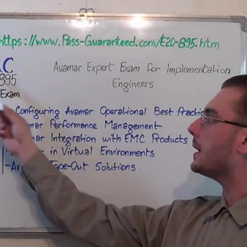 E20-895 – Practice Exam Test Questions EMC