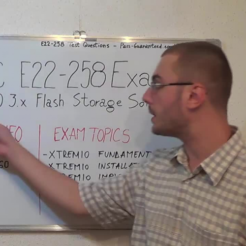 E22-258 – Practice Exam Test Questions EMC