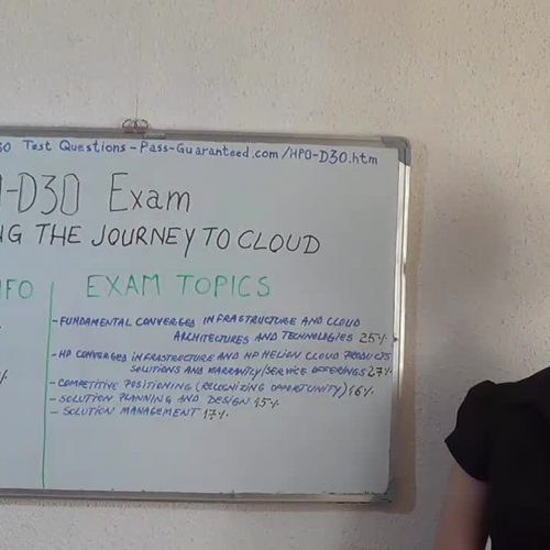 HP0-D30 – Practice Exam Test Questions HP