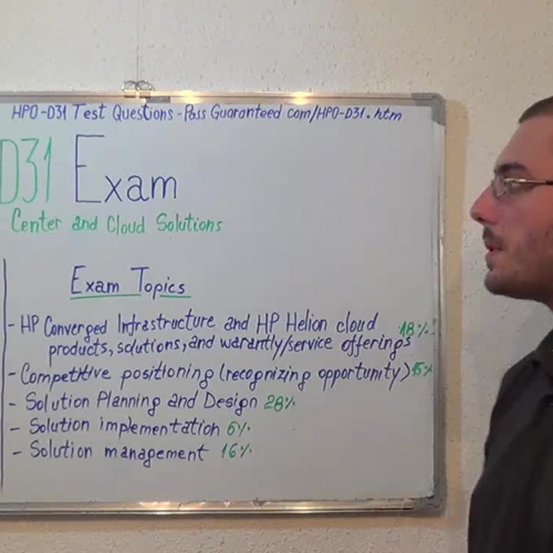 HP0-D31 – Practice Exam Test Questions HP