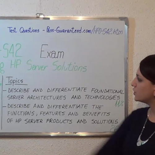 HP0-S42 – Practice Exam Test Questions HP