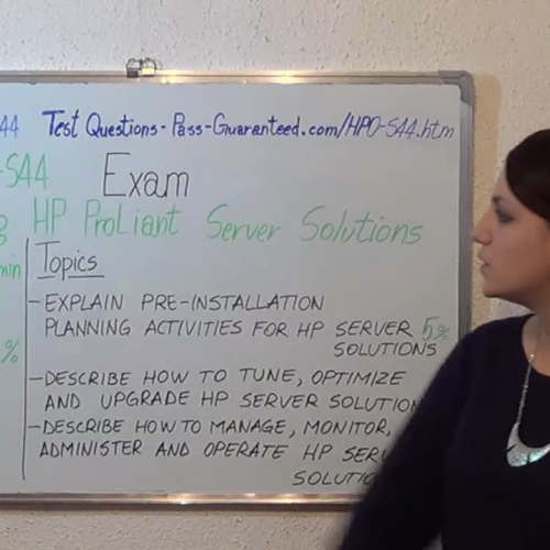 HP0-S44 – Practice Exam Test Questions HP