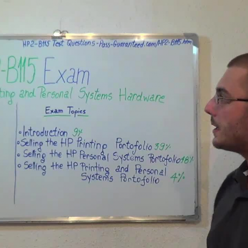 HP2-B115 – Practice Exam Test Questions HP